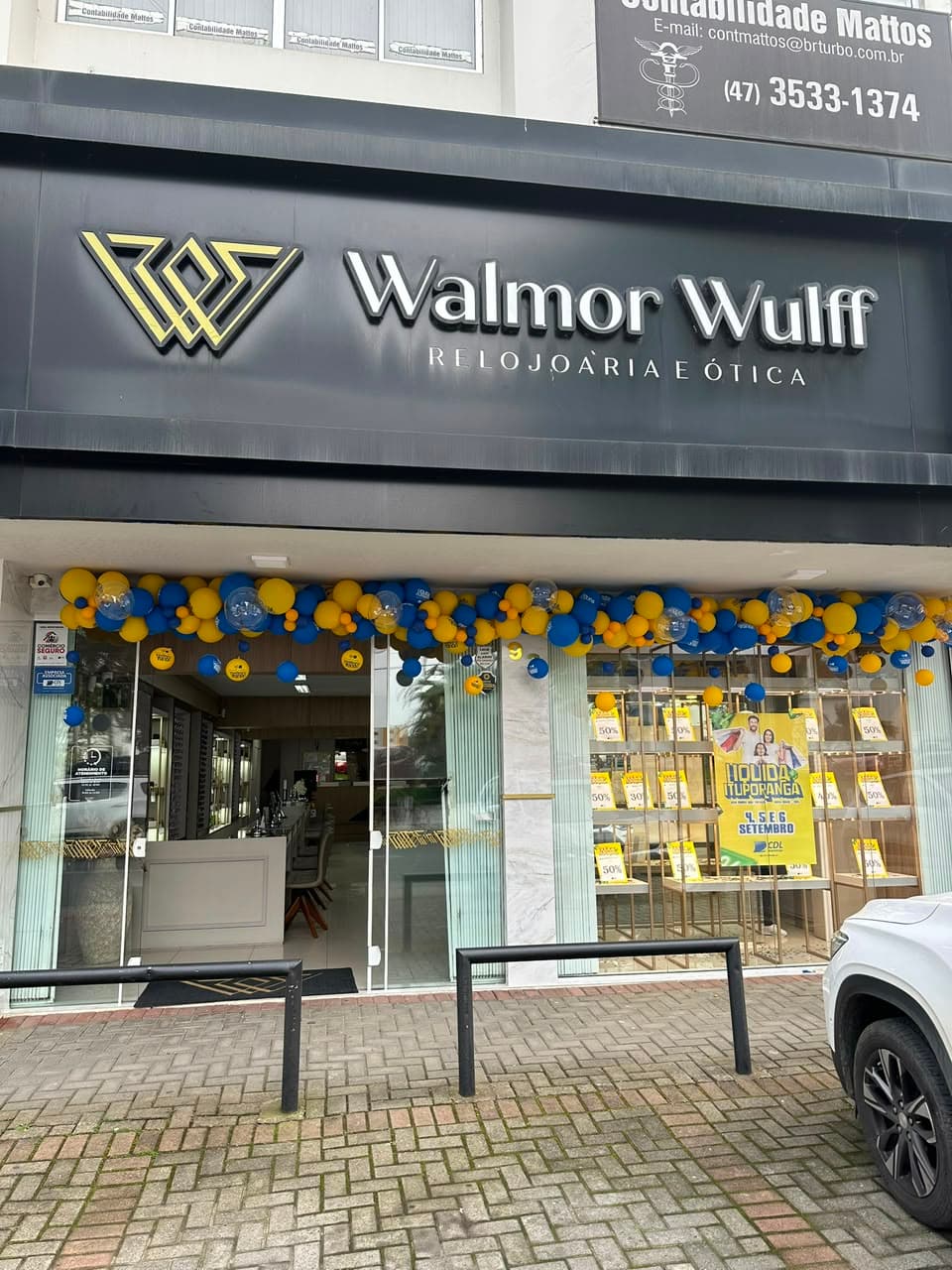 Fachada da loja Walmor Wulff em Ituporanga – SC